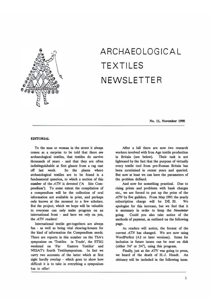 Archaeological Textiles Newsletter 11