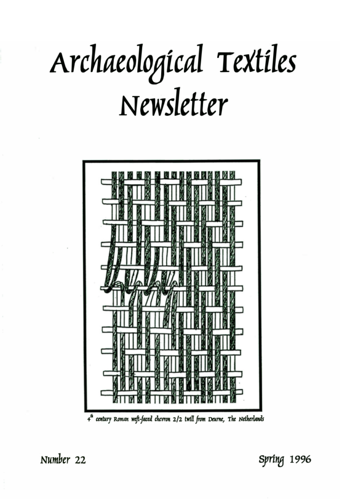 Archaeological Textiles Newsletter 22