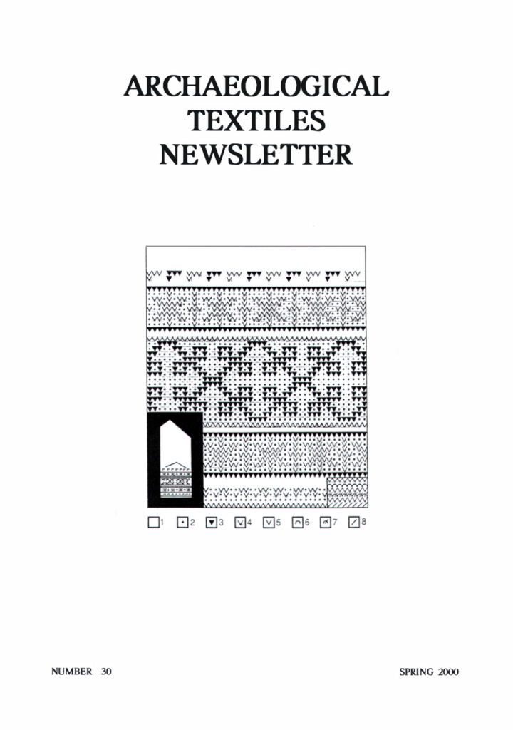 Archaeological Textiles Newsletter 30
