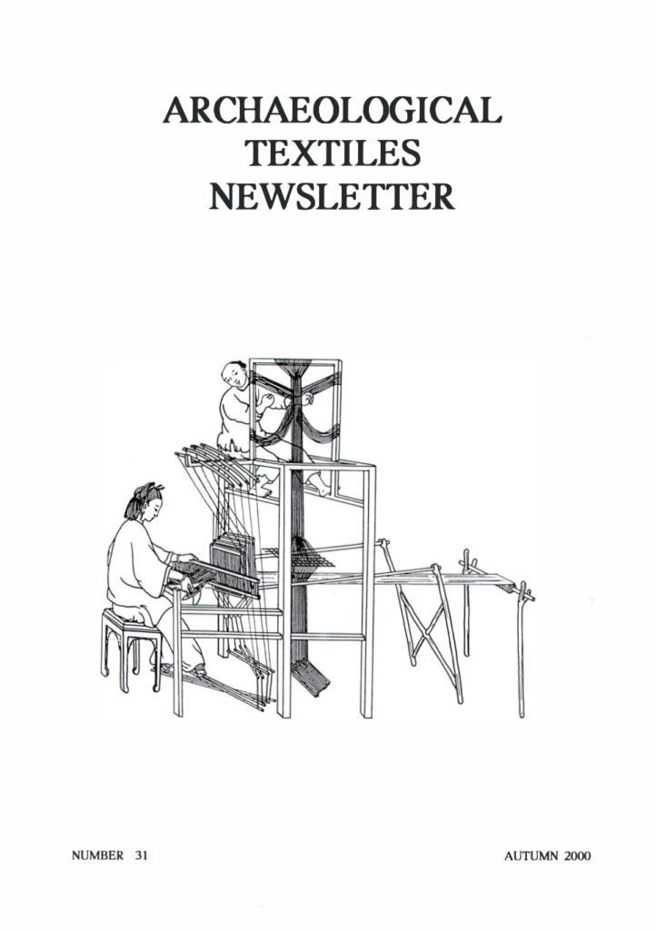 Archaeological Textiles Newsletter 31