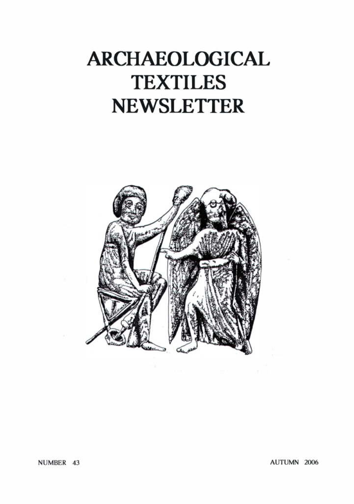 Archaeological Textiles Newsletter 43