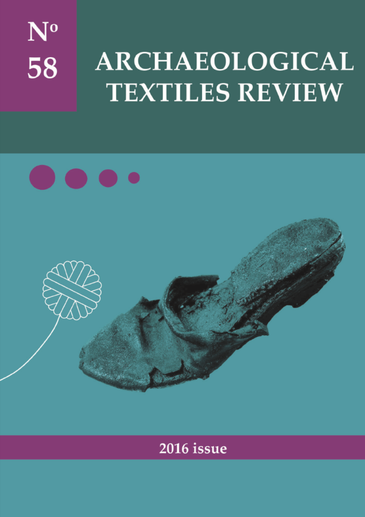 Archaeological Textiles Review 58